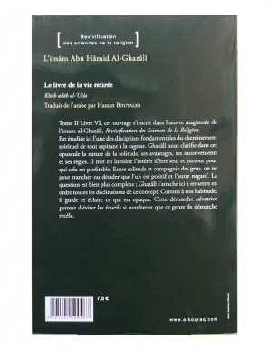 Le livre de la vie retirée - Abû-Hâmid Al-Ghazâlî - Al Bouraq (E57)