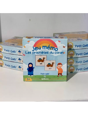 Jeu mémo - Les prophètes du Coran - 50 Cartes - Qalbeen (3 ans et +)
