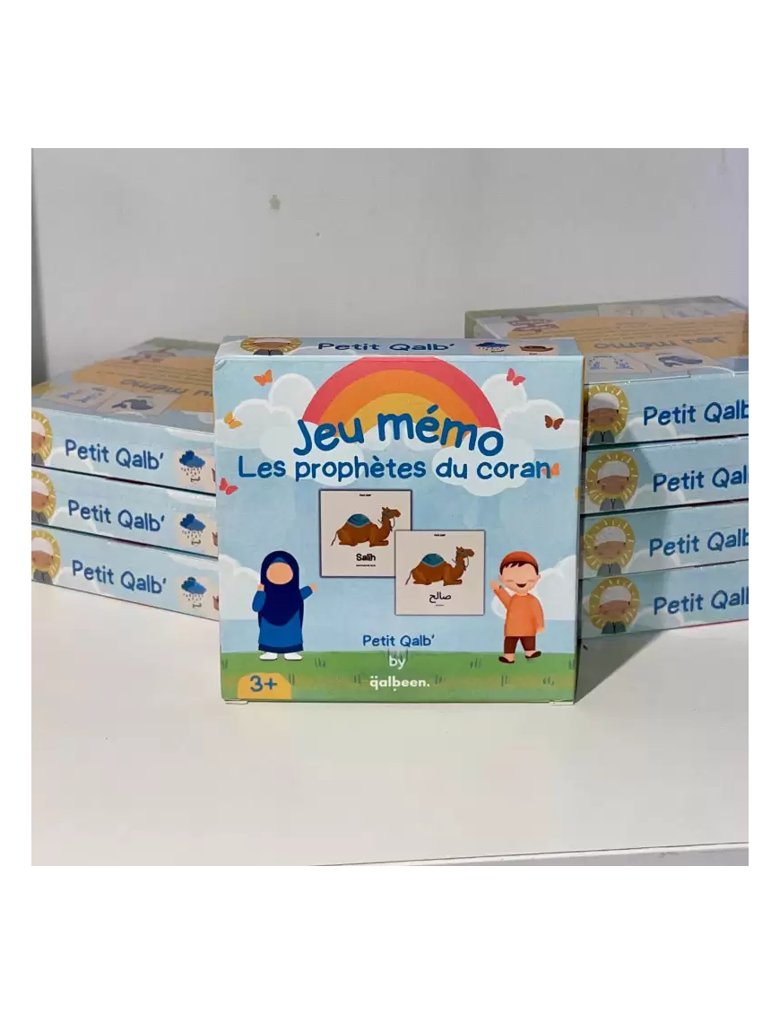 Jeu mémo - Les prophètes du Coran - 50 Cartes - Qalbeen (3 ans et +)