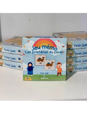 Jeu mémo - Les prophètes du Coran - 50 Cartes - Qalbeen (3 ans et +)