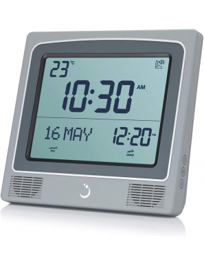 Horloge murale AlFajr avec appel à la prière REF CW15
