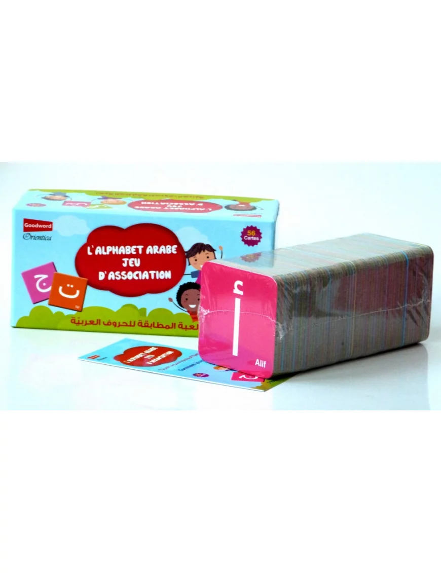 L'alphabet arabe : jeu d'association (56 cartes) - Orientica
