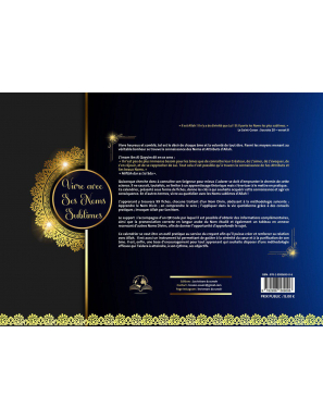 Vivre avec Ses noms sublimes - grand format - Livre rigide à dos carré - Najette El Mouadhane