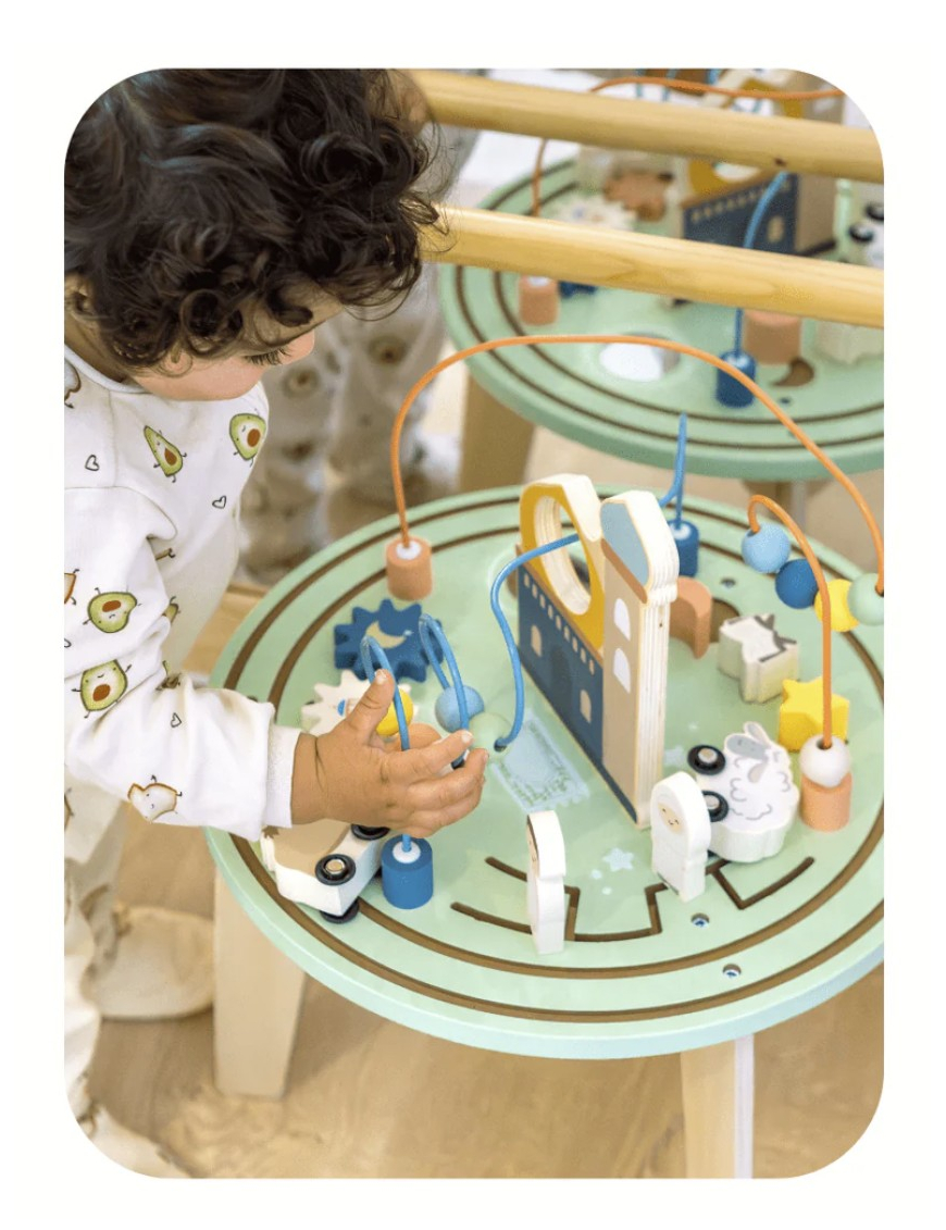 Table d'activités en bois - Tasn'im