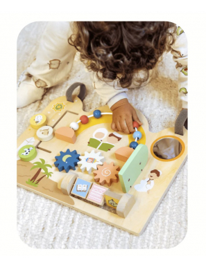 Tablette d'activités en bois - Tasn'im