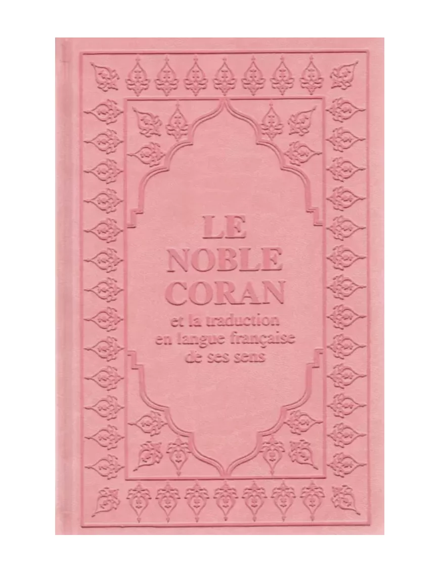 Le Coran (arabe-français) - Sana - 15x22 - Rose