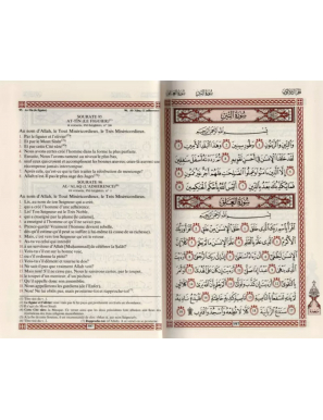 Le Coran (arabe-français) - Sana - 15x22 - Rose
