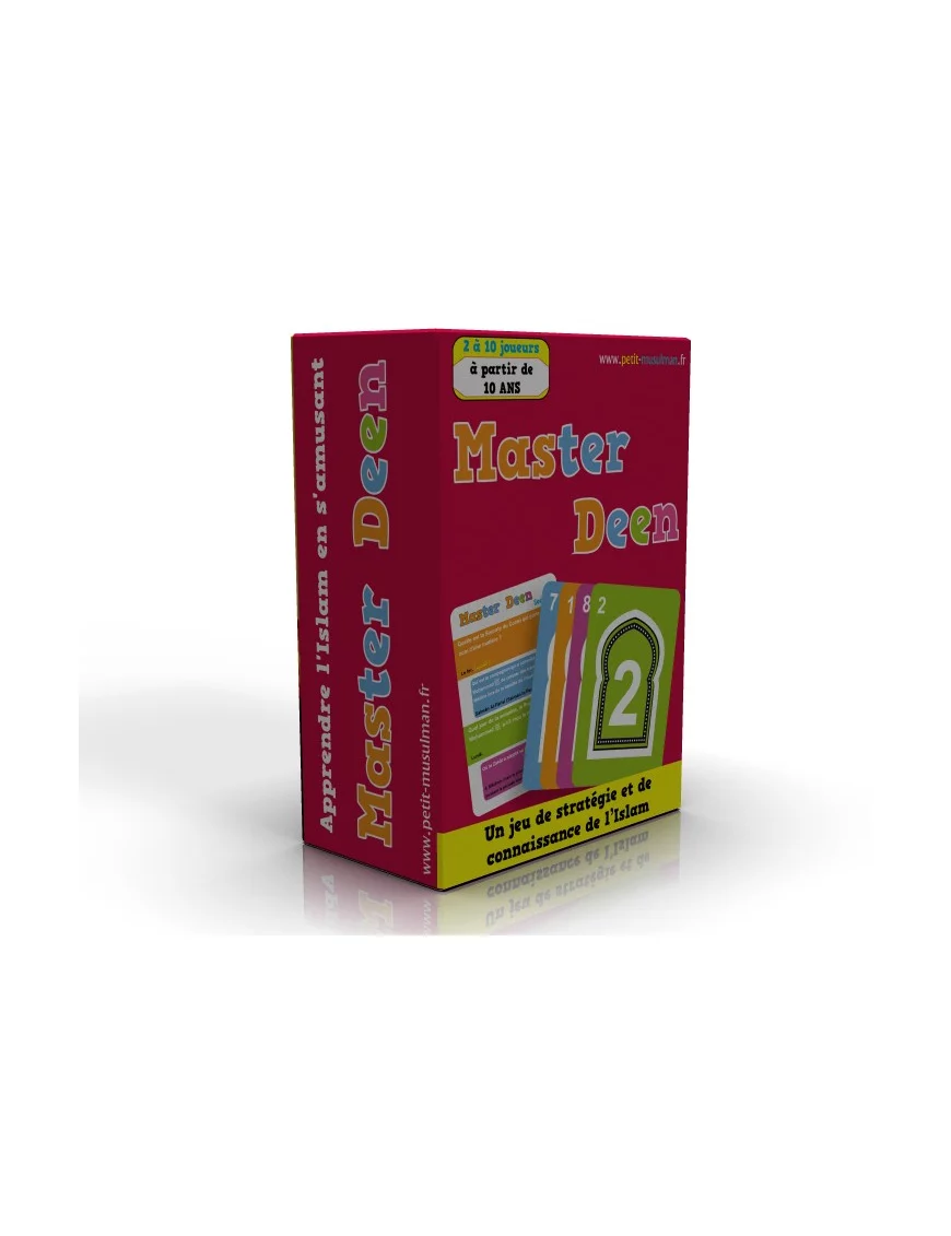 Master Deen senior : Jeu de stratégie et de connaissance de l'Islam (110 cartes - A partir de 10 ans) - Orientica