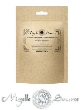 Poudre de graines de nigelle (nigella sativa)