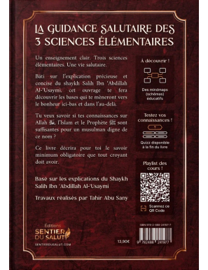 La guidance salutaire des 3 sciences élémentaires – shaykh Al-‘Usaymi - Sentier du salut