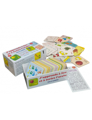 J'apprends à lire et à écrire l’arabe - Jeux et activités (60 cartes) - Orientica