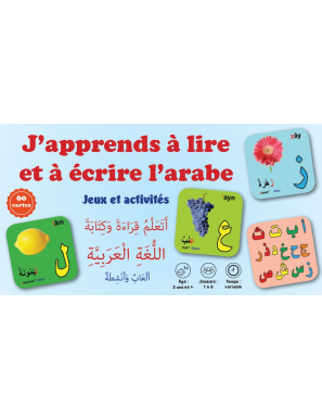 J'apprends à lire et à écrire l’arabe - Jeux et activités (60 cartes) - Orientica
