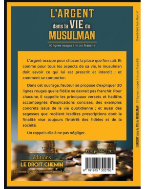L'argent dans la vie du musulman - Ash Shatri - Le droit Chemin