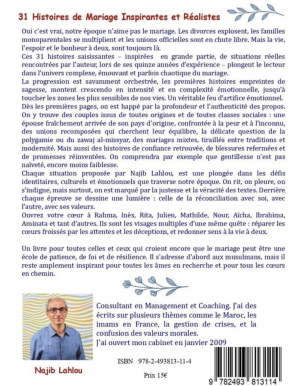 Trente et une histoires de mariage inspirantes et réalistes - Najib Lahlou
