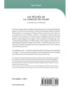Les péchés de la langue en Islam : la ruine ou la fortune - Lyess Chacal - Oryms