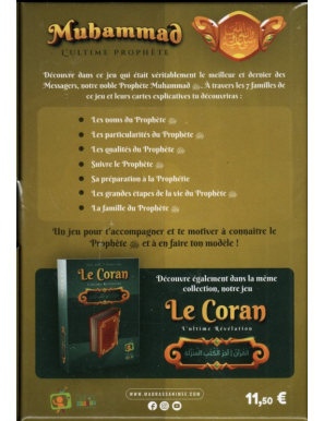 Jeu des 7 familles : Muhammad l'ultime Prophète - jeu éducatif islamique de Madrass'Animée (Dès 8 ans)