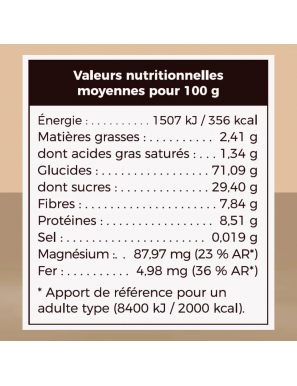 Talbina précuite chocolat - 335g - Mufeed