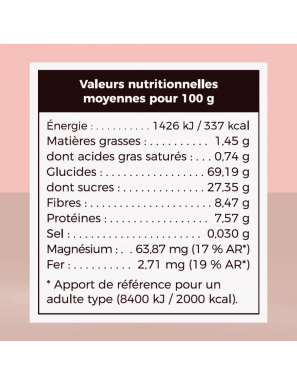 Talbina précuite pomme cannelle - 335g - Mufeed