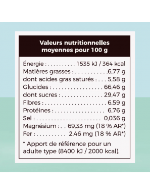 Talbina précuite datte coco - 335g - Mufeed