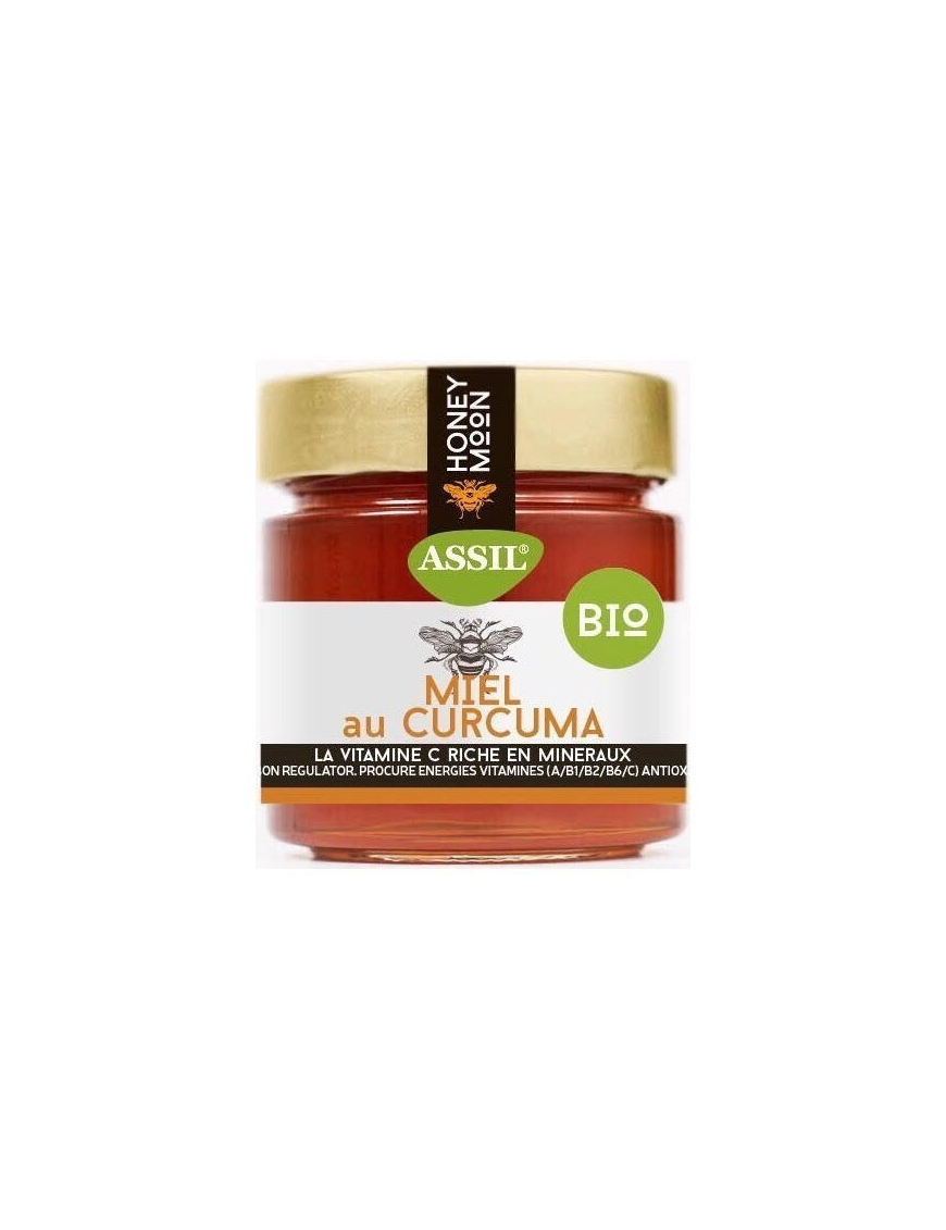 Miel BIO au Curcuma 350g - ASSIL Miel BIO au Curcuma 350g - ASSIL