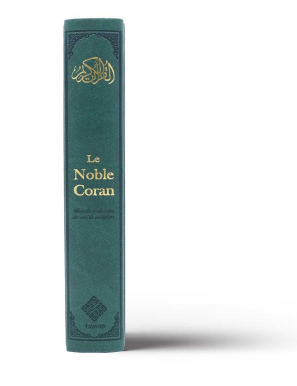 Le Noble Coran Vert + QR Codes (Audio) en Arabe et Français - Éditions Tawhid