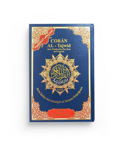 Coran al tajwid arabe français phonétique - souple - 22x15 cm - Dar Al Maarifa