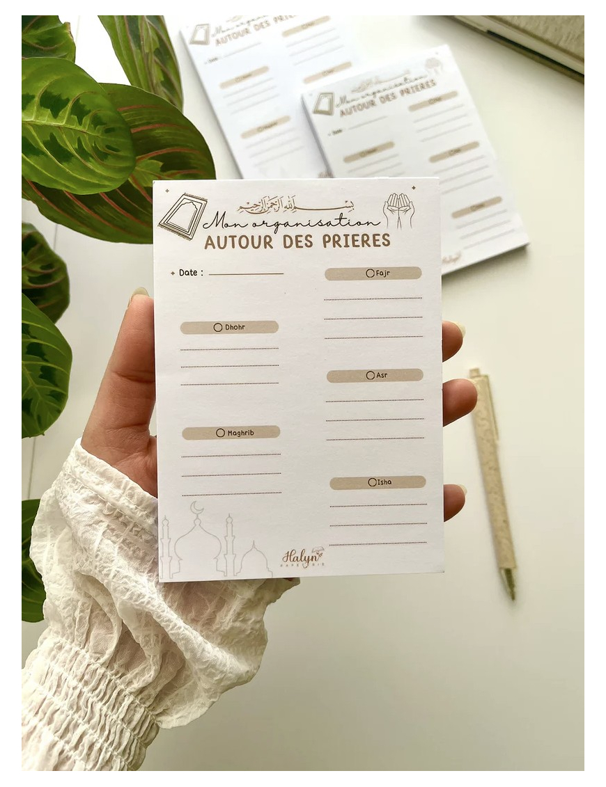 To do list autour des prières - Halyn