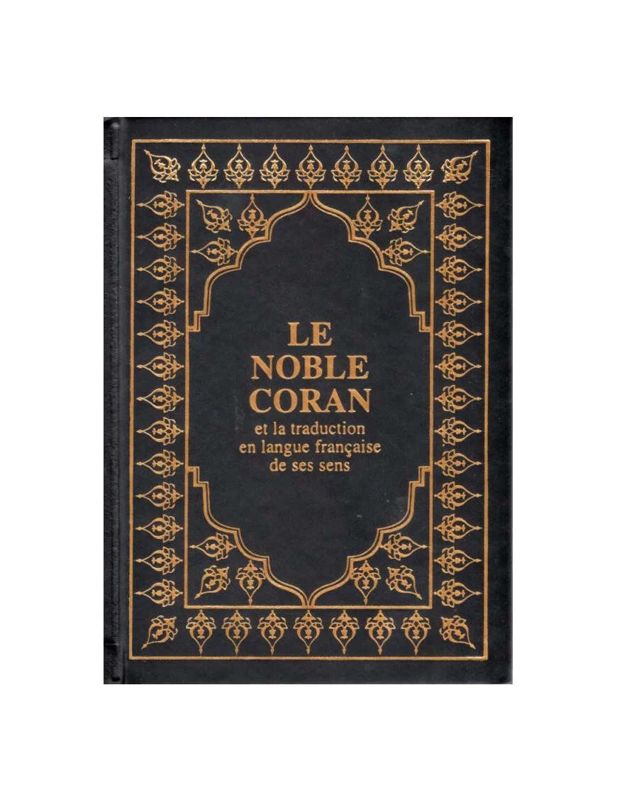 Le Coran (arabe-français) - Sana - 15X22 - Couverture Noir