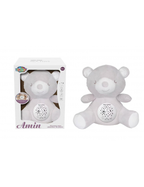 Doudou Ourson gris - veilleuse bébé Coranique - IslaToys