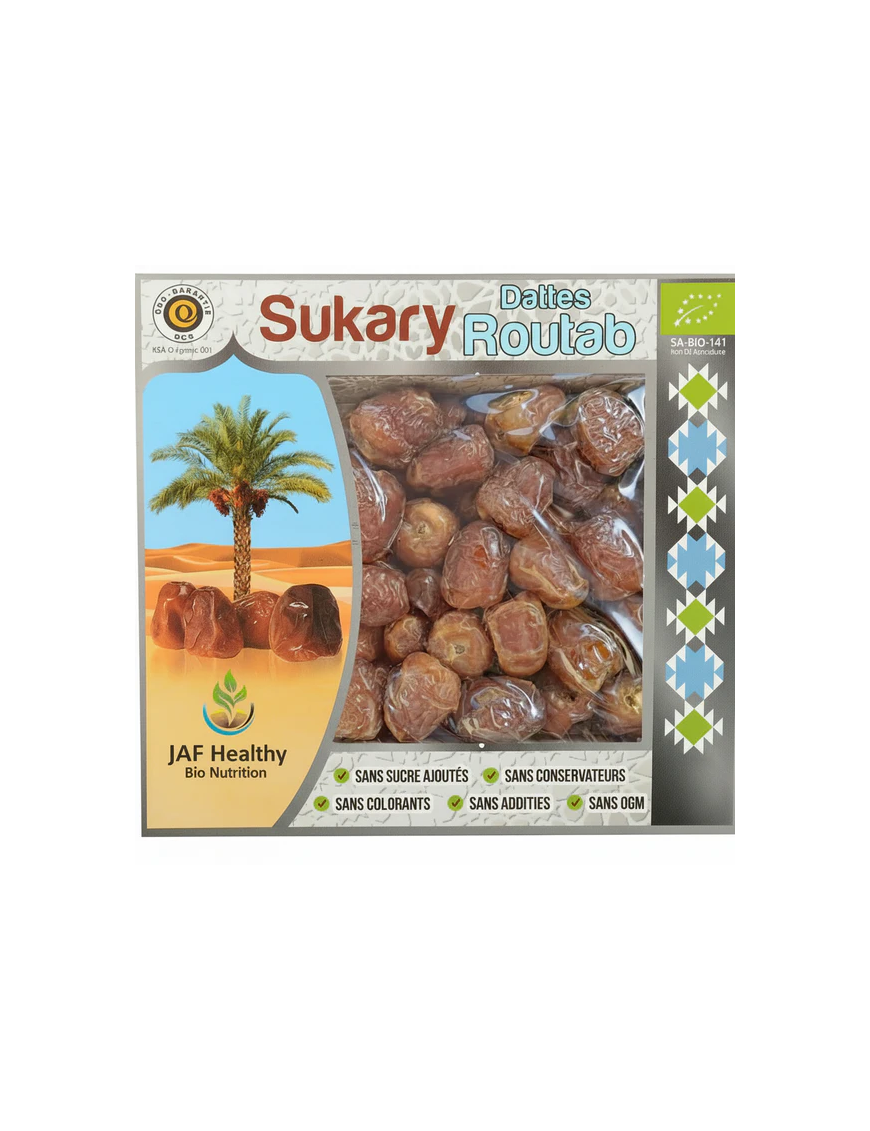 Dattes Sukary Routab d’Arabie Saoudite - 500 grammes - Tayiba