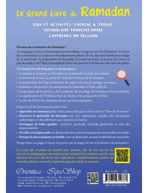 Le Grand livre du Ramadan : Jeux et Activités - Cherche et Trouve - Vocabulaire arabe Livre Coup de coeur - Orientica