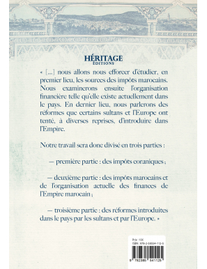 L'organisation financière de l'empire marocain - Taleb Abdesselem - Héritage