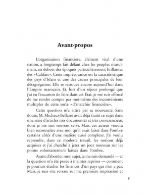 L'organisation financière de l'empire marocain - Taleb Abdesselem - Héritage