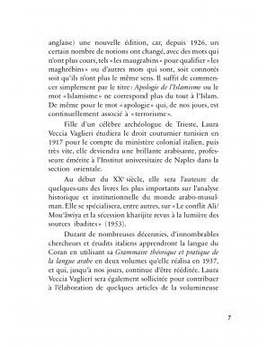 Regard sur l'Islam - Laura Veccia Vaglieri - Héritage