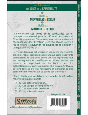 Le livre des merveilles du coeur et le livre de la maîtrise des désirs - Ibn al Jawzi - Des Savants