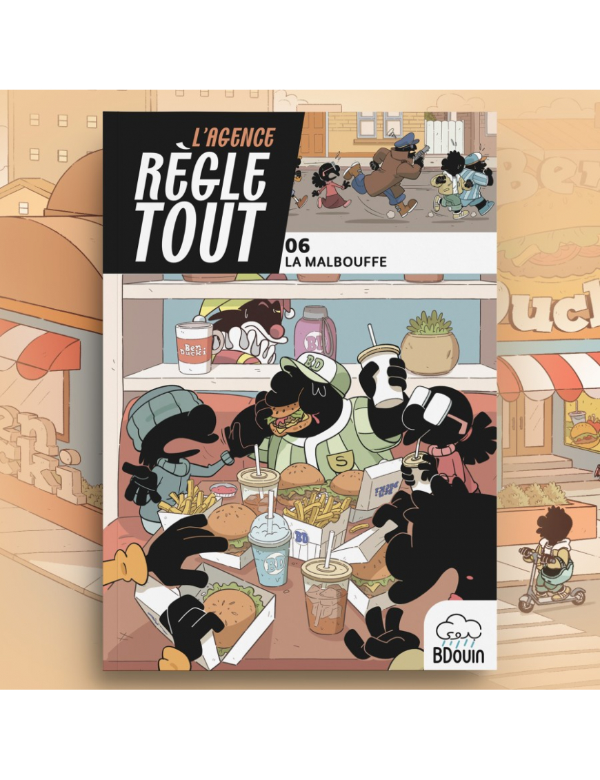 Agence règle tout, la malbouffe - Tome 6 - BDouin - Muslim Show