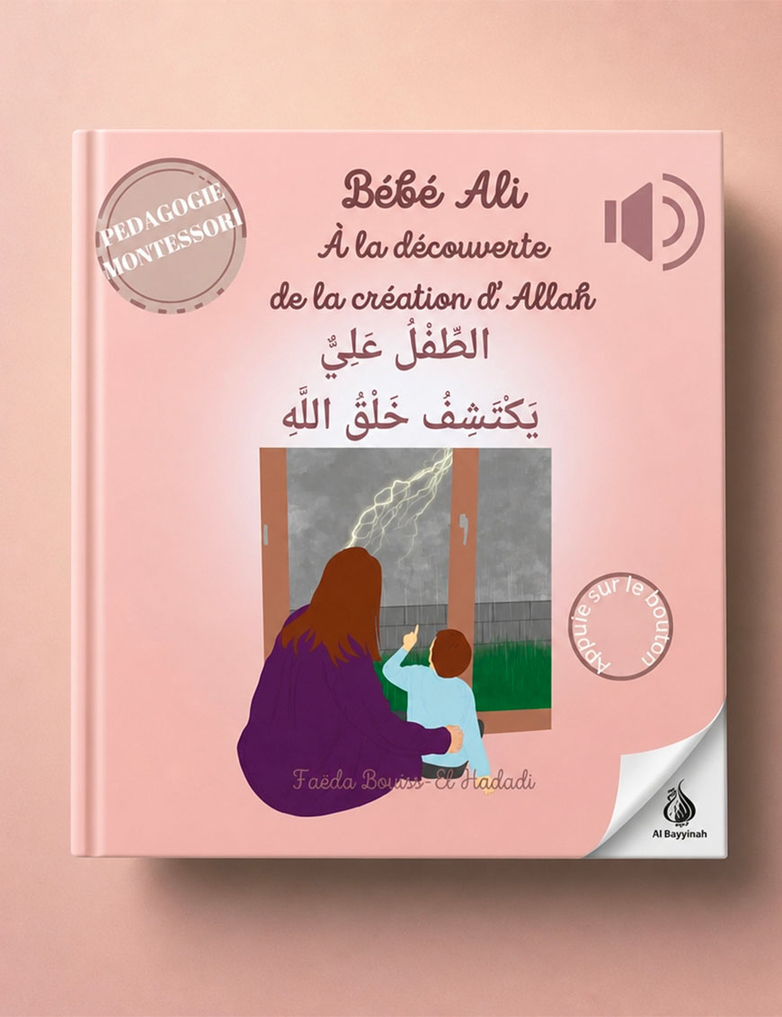Bébé Ali à la découverte de la création d'Allah (version mauve) - Pédagogie Montéssori