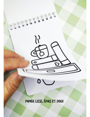 Mini anti-stress livre à colorier - Cozy Patterns