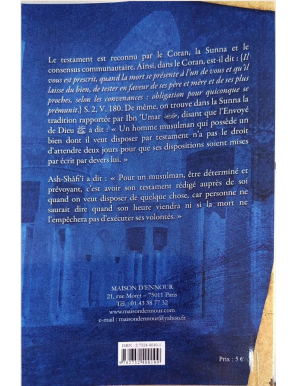 Le testament - Abderrazak Mahri - Ennour