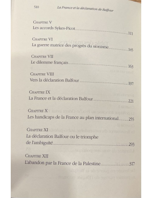 La France et la déclaration Balfour - Philippe Prévost - ErickBonnier