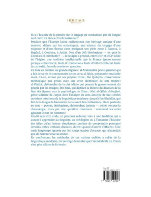 Balagha : les maîtres oubliés de la rhétorique arabe - Gunther Levrard - Héritage