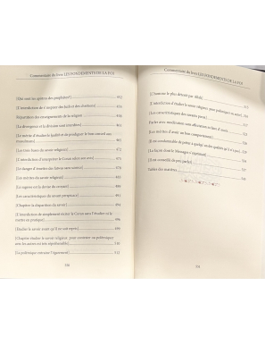 Commentaire du livre les fondements de la foi - Mohammed ibn Abdel Wahhab - ibn Badis