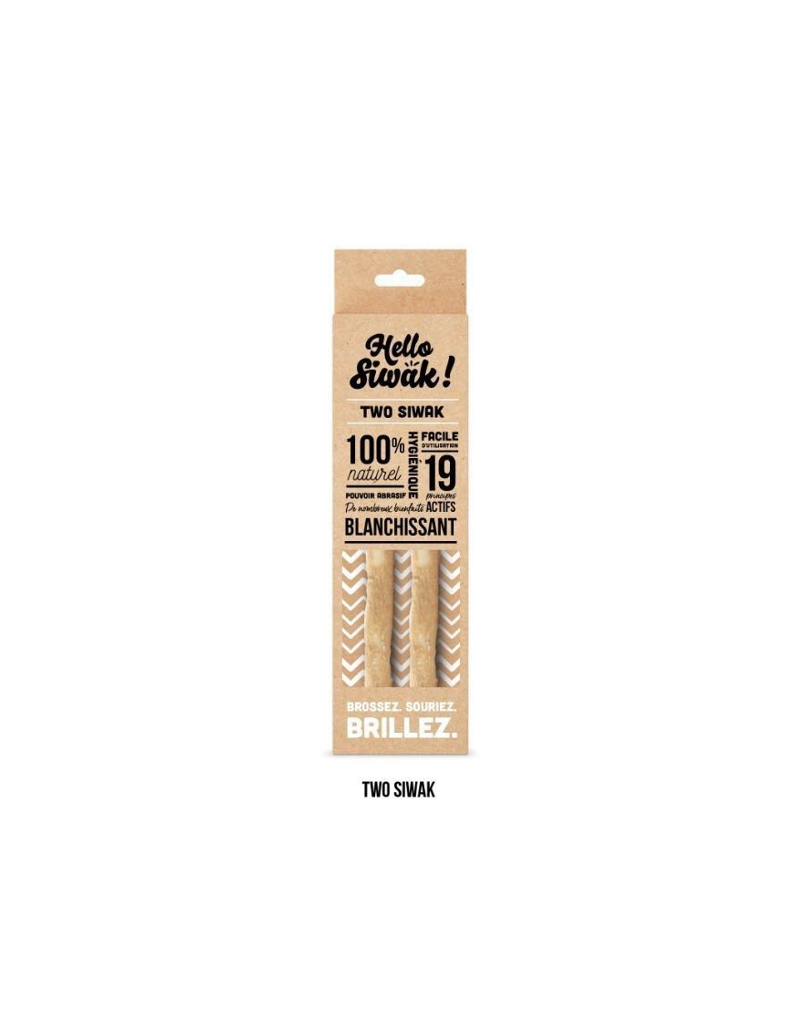 Hello Siwak - Two Siwak - 100% Naturel Hello Siwak - Two Siwak - 100% Naturel