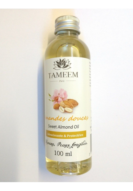 Huile d'Amandes douces (Almond) - 100% Naturel - 100 ml - Tameem