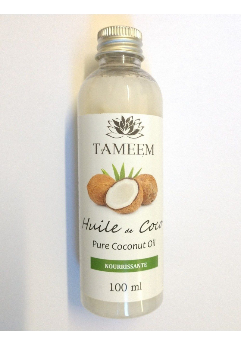 Huile de Coco (Coconut) - 100% Naturel - 100 ml - Tameem