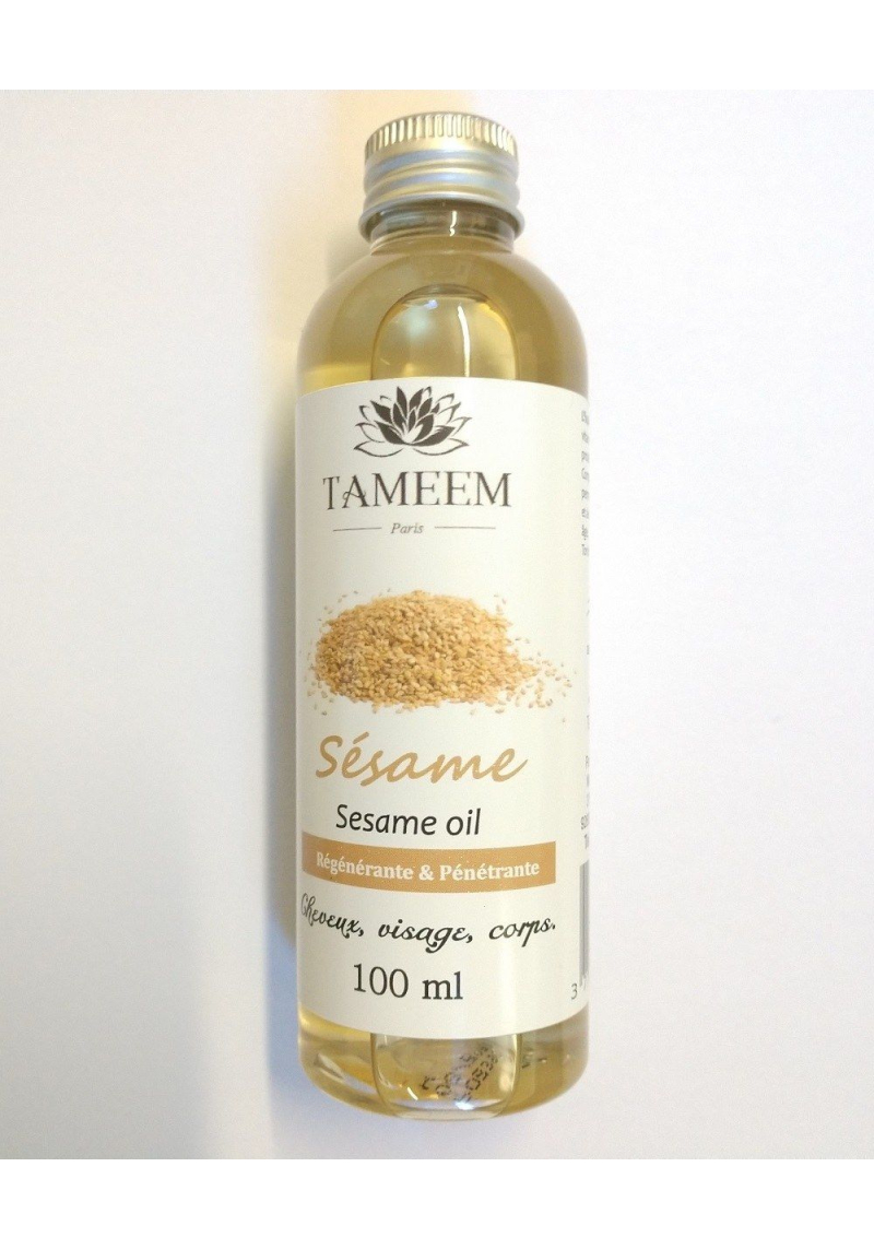 Huile de Sésame (Sesame Oil) - 100% Naturel - 100 ml - Tameem