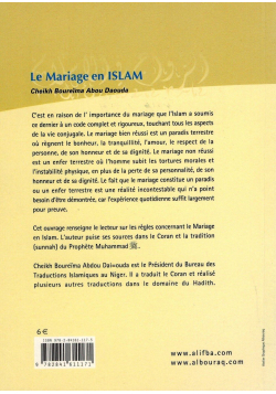 Le Mariage en Islam - Boureïma Abou Daouda