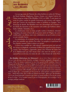 Histoire des Berbères et des Arabes en Afrique du Nord - Ibn Khaldoun - El Bab Editions