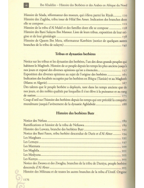 Histoire des Berbères et des Arabes en Afrique du Nord - Ibn Khaldoun - El Bab Editions