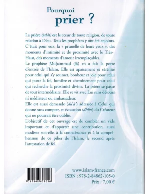 Pourquoi prier ? - Mostafa Brahami - Edition Tawhid